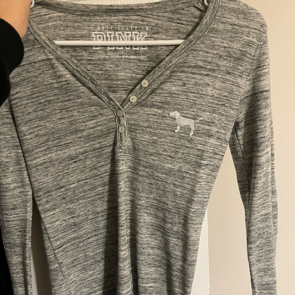 Pink thermal shirt